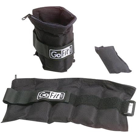 GoFit Adj Ankle Weights 10lb Pair