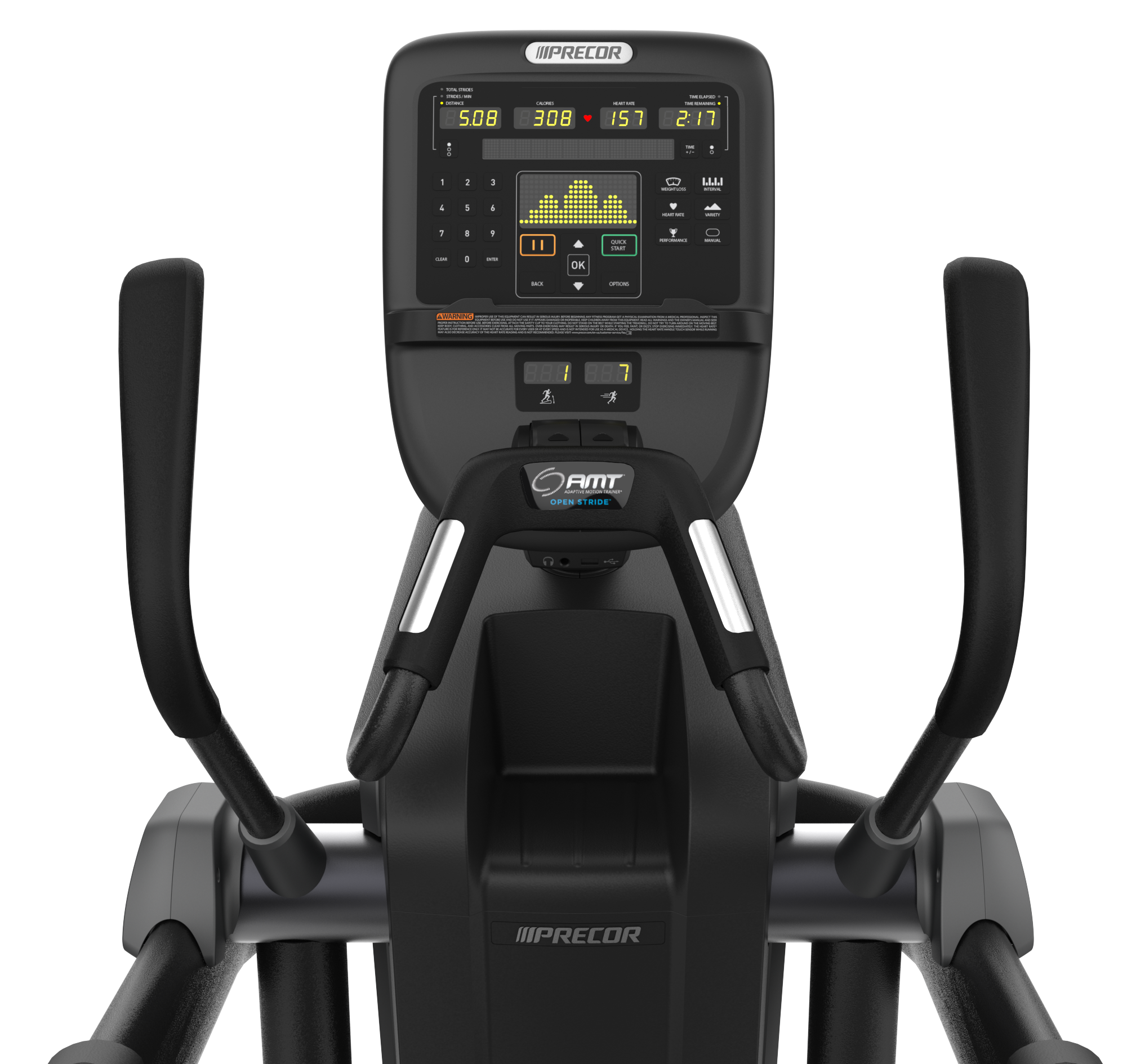 Precor AMT835 Adaptive Motion Trainer Spartan Fitness