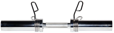 Olympic Dumbbell Handle With Spring Clip Collars