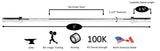 York Barbell 5' International Chrome Olympic Bar