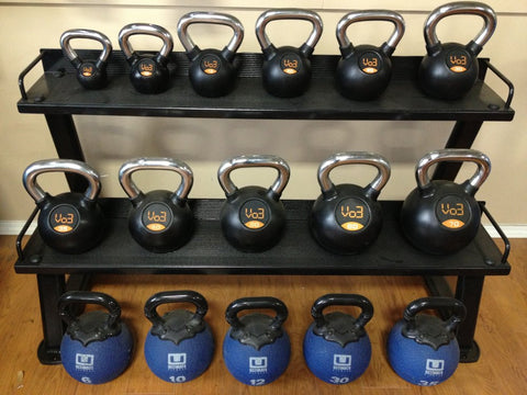 Vo3 2 Tier Kettlebell Rack Spartan Fitness