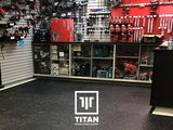 Titan Premium Rubber Gym Floor Tiles- 4 Pack