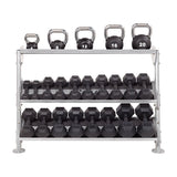 Hoist HF-5461 2 Tier Dumbbell Rack With 3rd Tier Option